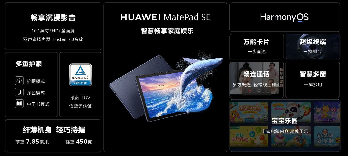 Вы сейчас просматриваете Сегодня официально выпущен планшет Huawei MatePad SE в двух версиях